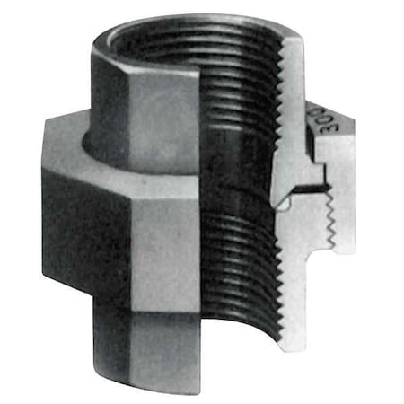 Union Union, 1-1/2" Pipe, FNPT, Malleable Iron, Class 300