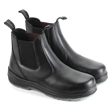 Men's 6 in Composite Toe Chelsea Boot, Black, 9, W, 804-6134