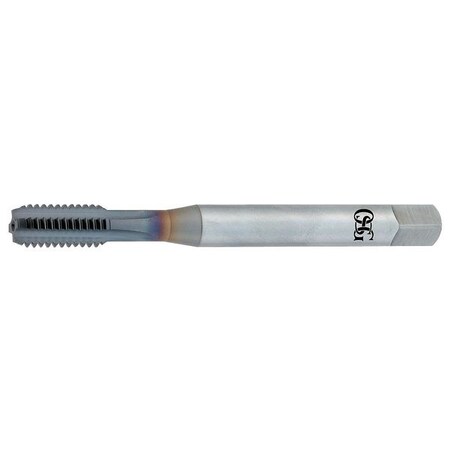 Straight Flute Hand Tap, 1/4"-28, Bottoming, 4 Flutes, UNF