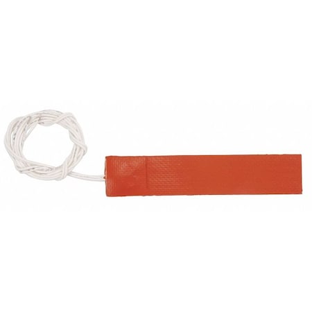 Strip Heater,Silicone Rubber,6 In. L