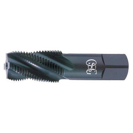 Pipe Tap, 3/8"-18, Taper, 4 Flutes, NPTF
