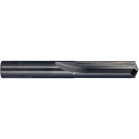 140 Degree Solid Carbide Straight Flute Drill Chicago-Latrobe 769 Bright Carbide RHC 3/32