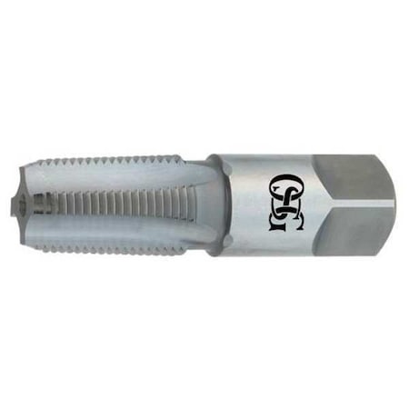 Pipe Tap, 1/4"-18, Taper, 4 Flutes, NPT