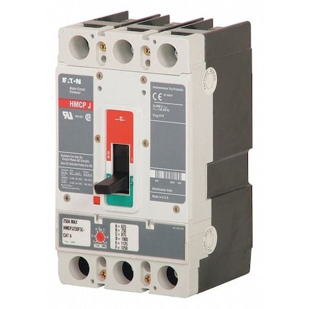 Molded Case Circuit Breaker, HMCP Series, 30A, 3 Pole, 600V AC, 65kA at 600V AC