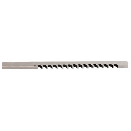 Keyway Broach, III, W 5/16, Cut L 2-1/2