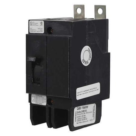 Miniature Circuit Breaker, GHB Series, 40A, 2 Pole, 277/480V AC, 14kA at 277/480V AC