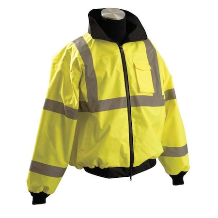 Unisex Jacket, 100% Polyester, Yellow, 5XL