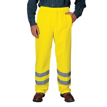 Breathable Pants,High Visibility Yellow,Size 34