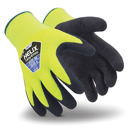 Cut-Resistant Coated Gloves, Cut Level A6 ,Dipped ,Nitrile ,Sandy ,S 1 PR