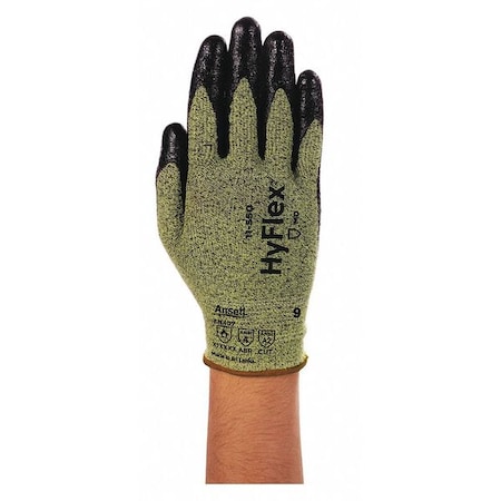 Cut-Resistant Coated Gloves, Cut Level A2 ,Dipped ,Foam Nitrile ,Sandy ,9 1 PR