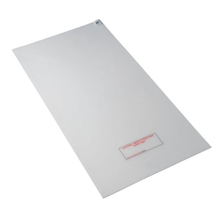 Disposable Tacky Mat, Polyethylene, 1.5 mil Thick, 24 in W x 30 in L, Clear, 30, 4 PK