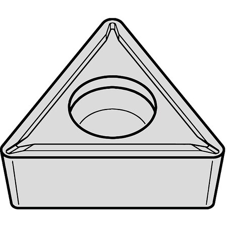Triangle Turning Insert, Triangle, 3/8 in, TPMT, 0.0156 in