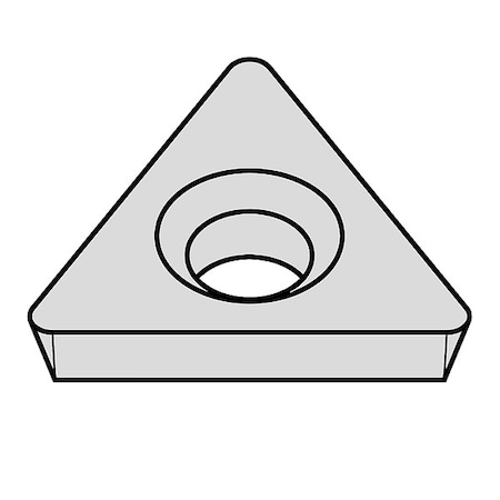 Triangle Turning Insert, Triangle, 1/4 in, TPHB, 0.15 in