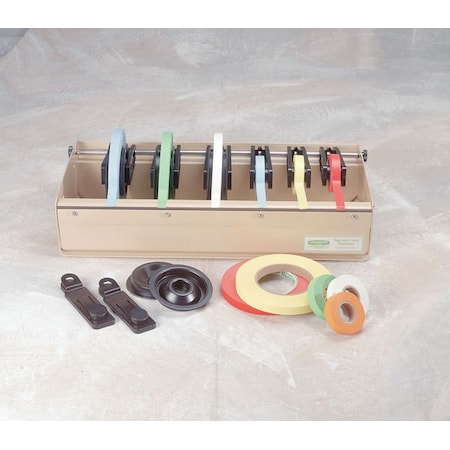 Masking Tape, 1/2 in W x 60 yd L, 6 mil Thick, Green, Rubber Adhesive