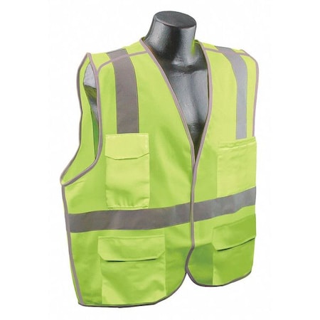 High Visibility Vest,Yellow/Green,S/M