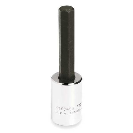 3/8 in Drive Hex Socket Bit Metric 9 mm Tip, 2 23/32 in L, 3/8" Dr ,  Tip size 9mm Socket Bit