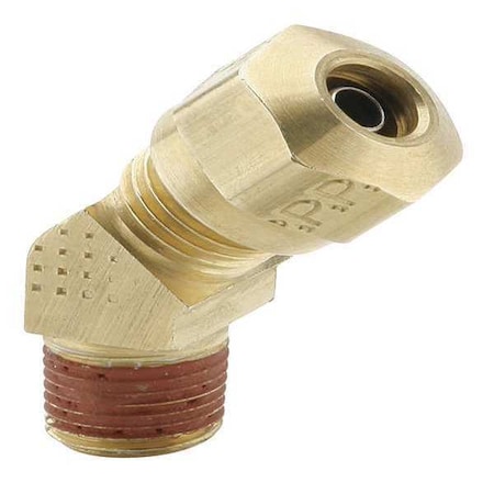 Elbow, Brass, Comp. 5/8 in, MNPT 1/2 in