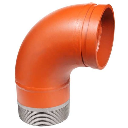 90 Elbow Adapter, Ductile Iron, 2 in