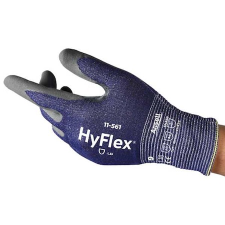 Knit Gloves, Cut Level A3 ,Dipped ,Nitrile ,Smooth ,11 1 PR