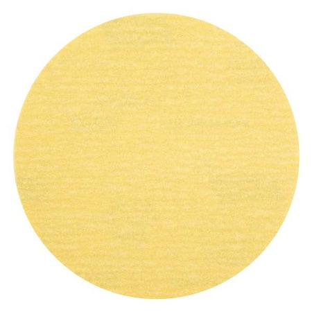 Hook-and-Loop Sanding Disc, 5 in Dia, Non-Vacuum, Aluminum Oxide, P80 Grit, Coated Type, A296