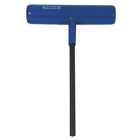 Metric Plain Hex Key Hex Key, 4 mm Tip Size, 6 in Long, 3 in Short
