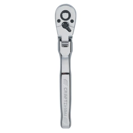 3/8-in Drive 72 Geared Teeth Ratchets, 3/8" Drive Flex Head Ratchet, Full polish