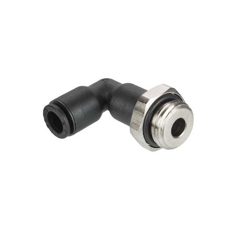 Fractional Push-to-Connect Fitting, Polymer, Black