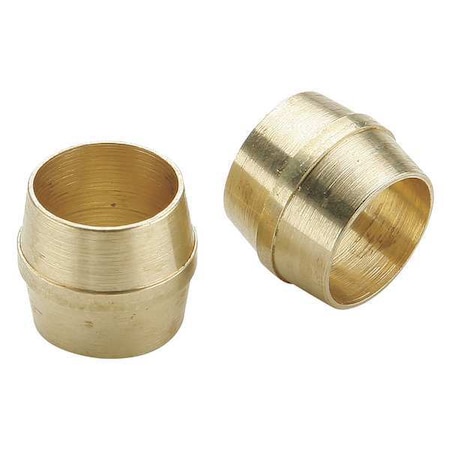 Ferrule, Brass, 1/2 in
