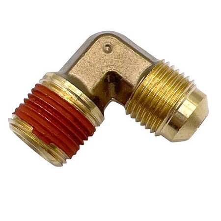 Elbow, Brass, Flared 3/4 in, MNPT 1/2 in