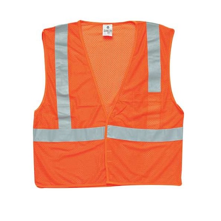 Medium Class 2 High Visibility Vest, Orange