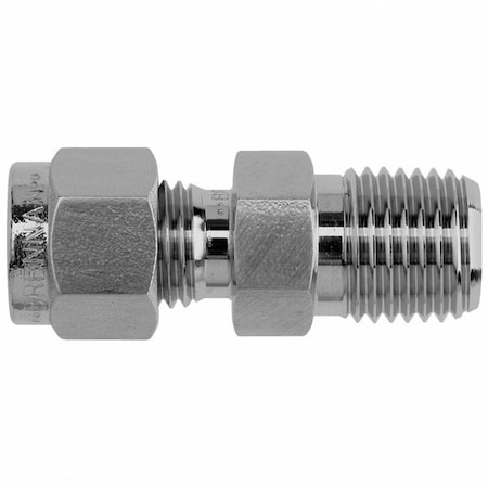 Strt, SS, Comp. 1/2 in, MNPT 3/4 in