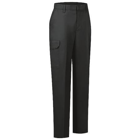 Women's Work Pant, 8, Black, 35% Cotton, 65% Polyester