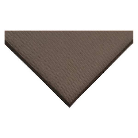 Antifatigue Mat, 12 ft. L x 3 ft. W, 3/4" Thickness, Nitrile Blend Rubber Foam, Diamond Plate