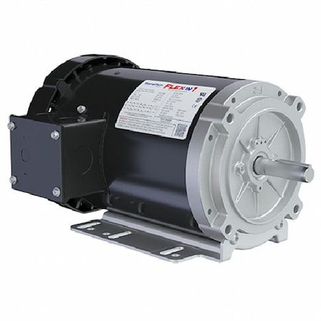 Three-Phase General Purpose Motor, 3/4 HP, 56HC Frame, 208-230/460V Voltage, 1,140 Nameplate RPM