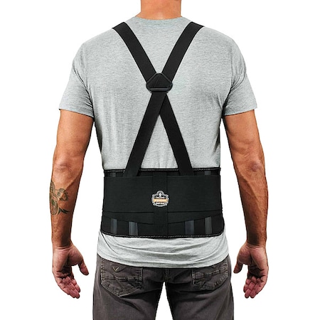 Elastic Back Support,Black,Elastic,2XL
