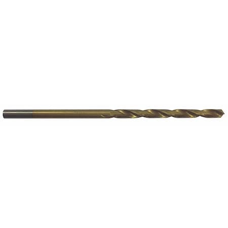 No 51 2" TiN 135 Deg. Jobber Length Drill Bit