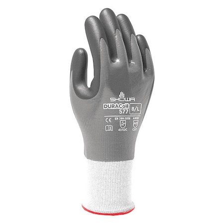 Cut Resistant Coated Gloves, Cut Level A3 ,Foam Nitrile ,Smooth ,M 1 PR