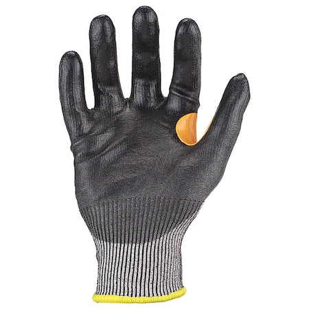 Knit Gloves, Cut Level A4 ,Dipped ,Polyurethane ,Smooth ,L 1 PR