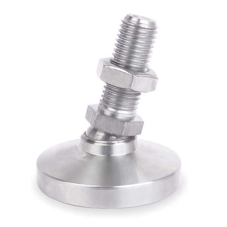 Level Mount,Swivel Stud,1/4-20,1in Base
