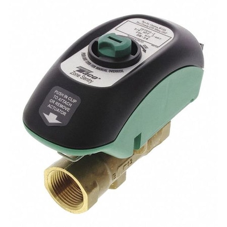 Zone Valve,2 Way,NC,1 In NPT