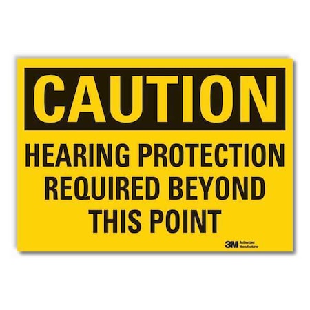 Caution Sign,5 in. H,Vinyl, LCU3-0402-RD_7x5