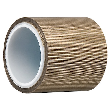 PTFE Glass Cloth Tape,3 in x 5 yd,3mil