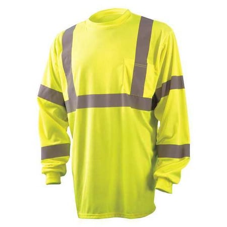 T-Shirt, 3, R, Polyester, Yellow, M