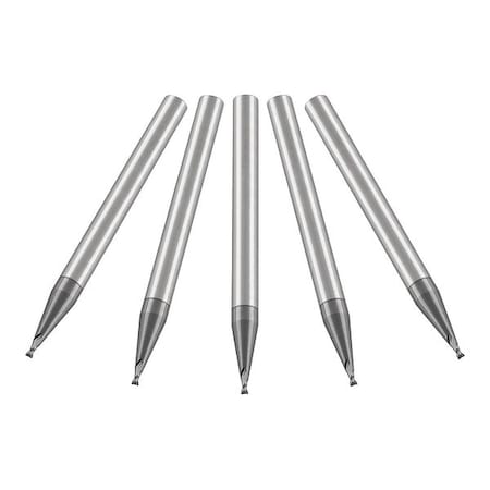 Carbide End Mill, 0.020, Cut 0.030, 2 FLT