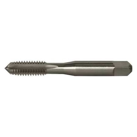 Straight Flute Hand Tap, 1/4"-28, Plug, 4 Flutes, UNF