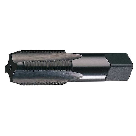 Pipe Tap, 1/4"-18, Semi-Bottoming, 4 Flutes, NPS