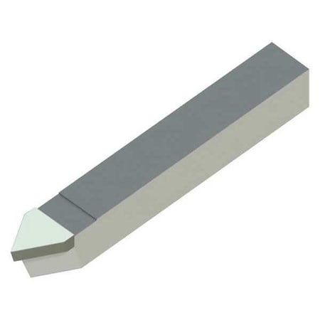 Brazed Tool Bit,E,2.5 In L,3/8 In W