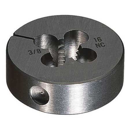 HSS Round Adjustable DIe 0710 Cle-Line M25.4 Outer Diameter M12x1.75