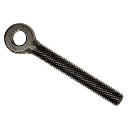 Rod End, Steel, Black Oxide, 3/8"-24 Thrd Sz, 3 1/2 in Thrd Lg, 3-1/2 in Overall Lg