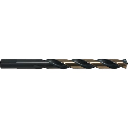 135 Degree Heavy-Duty Jobber Length Drill Cle-Line 1878 Black & Gold HSS RHS/RHC No 18